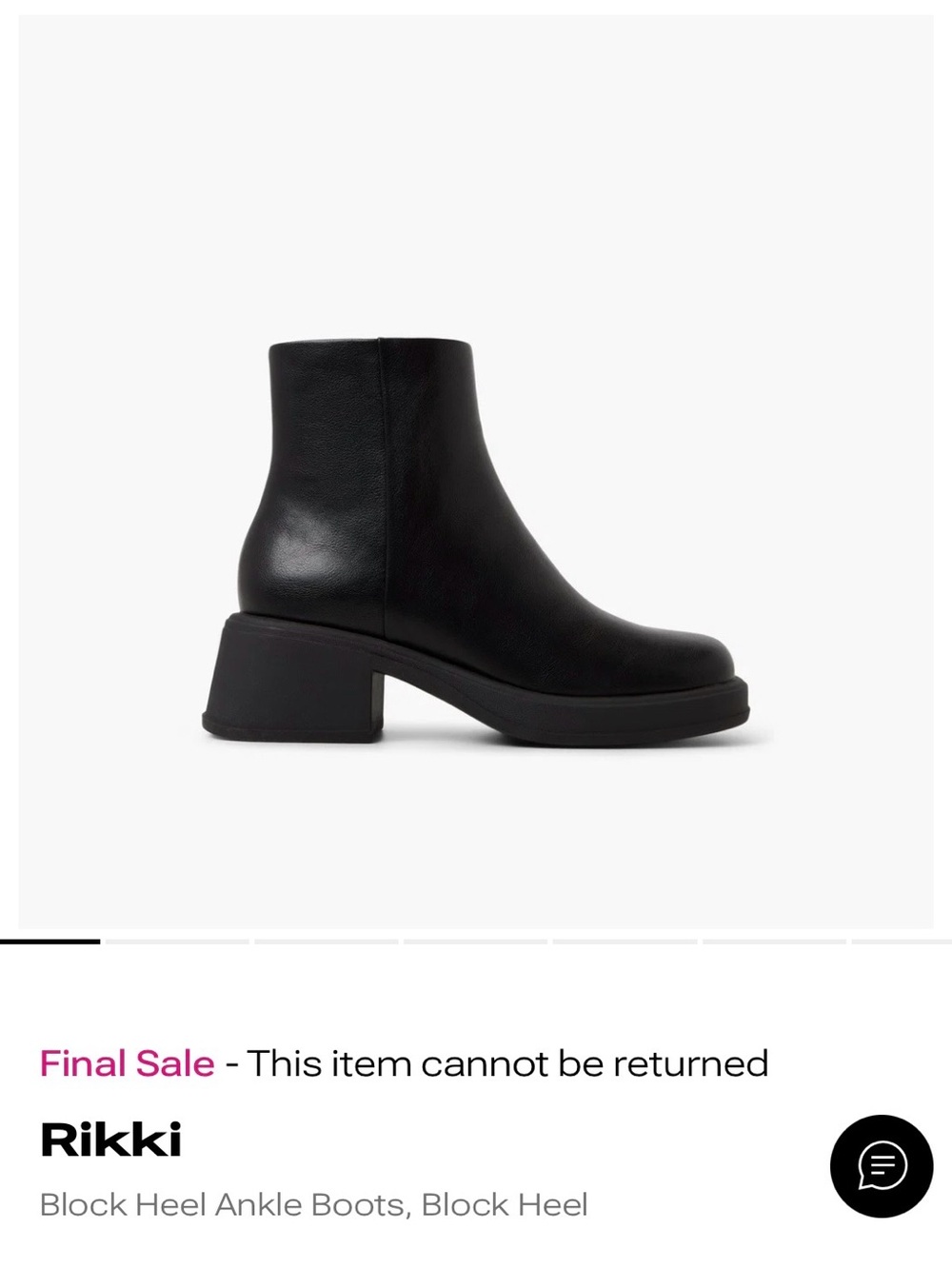 Call It Spring Rikki Block Heel Ankle Boots - Black